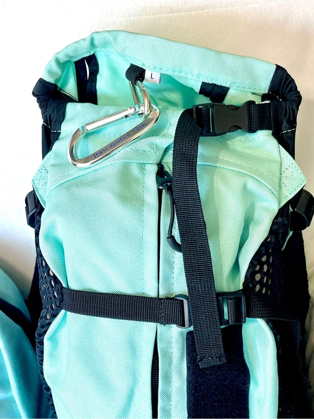 K9 Sport Sack Plus 2 Dog Carrier Backpack Mint Green Size Large L Hiking Pack